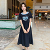 奢姿大码女装2026夏季减龄印花设计拼接裙子胖妹妹时尚休闲连衣裙9952803444 商品缩略图2