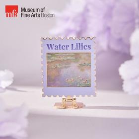 波士顿美术博物馆大师系列睡莲金属立牌冰箱贴