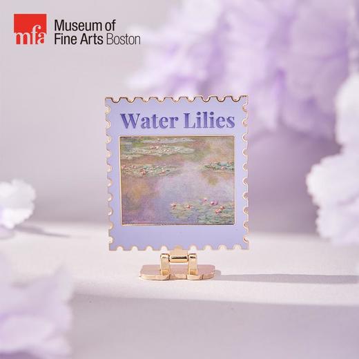 波士顿美术博物馆大师系列睡莲金属立牌冰箱贴 商品图0