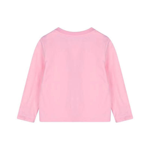 【辛巴娜娜】simbanana女孩纯色休闲舒适针织长袖T恤小宝宝女 商品图1