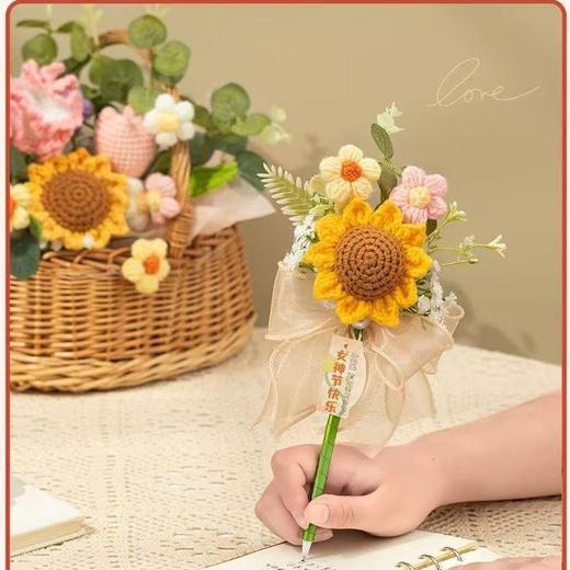 教师节礼物 新款老师实用向日葵永生花 束笔幼儿园小学生礼品 商品图5