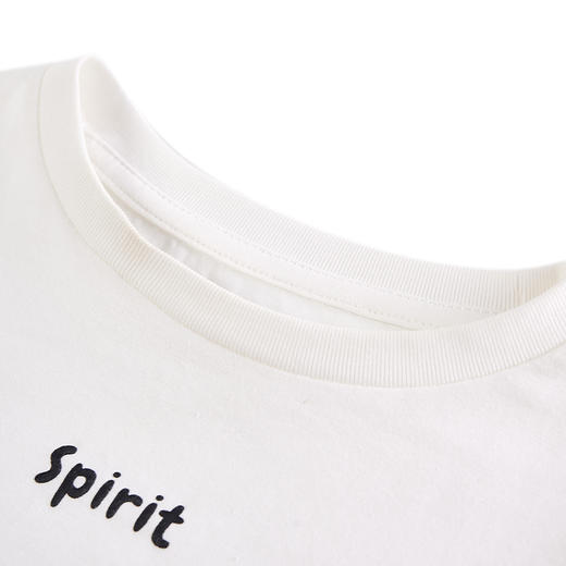 【辛巴娜娜】simbanana儿童长袖打底衫春秋款男童装白色纯棉上衣宝宝 商品图2