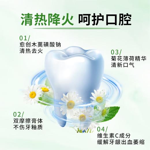 纳爱斯 牙膏鲜果+盐白+冰菊清新口气牙膏120g*3支 商品图2