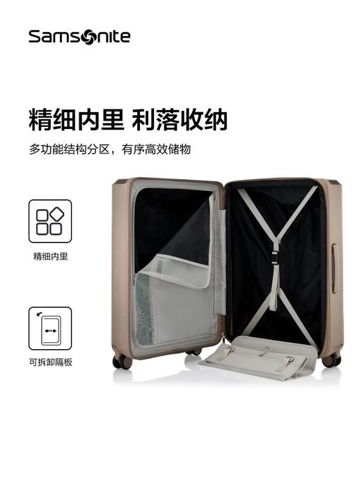Samsonite新秀丽 高端行李箱登机箱商务拉杆箱20寸大容量旅行箱QX0 商品图2