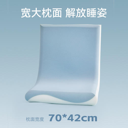 多喜爱  德拉克慢回弹记忆枕 70*42*8cm 【软糯亲肤】【多维支撑】【持久贴合】 商品图1