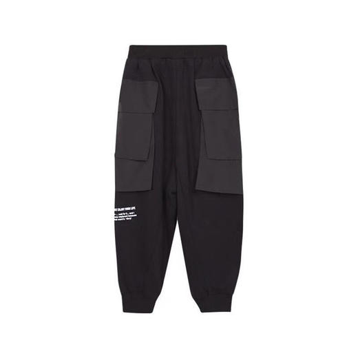 【辛巴娜娜】simbanana【大童】男孩中大童纯色印字宽松休闲工装裤 商品图1