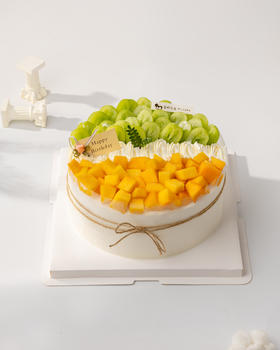 芒芒青提双拼水果蛋糕