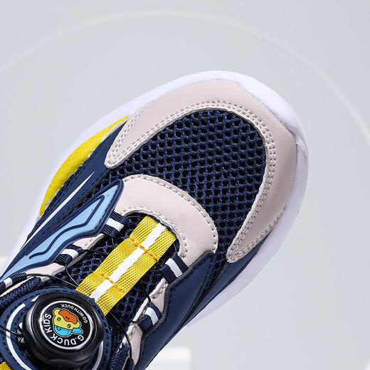 G.DUCK小黄鸭男童网鞋春夏新款网面透气儿童运动鞋中大童软底女童跑步鞋QCSM00126-37 商品图7