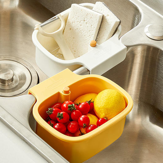 摩登主妇厨房水槽过滤篮可挂式沥水篮厨房家用清洁剩菜滤残渣神器 商品图4