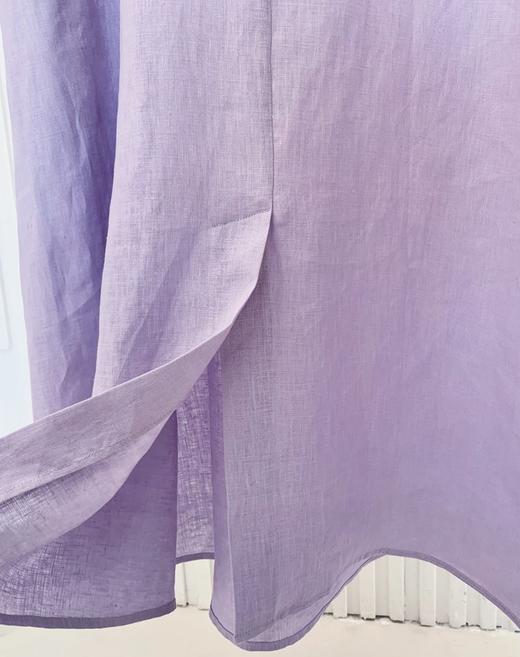 【高品质私服】【IC粉紫亚麻平纹两件套连衣裙】如蝉翼般轻透贴肤，尽显独特东方美感，营造出利落又适宜的春夏氛围G1474-CC【无标出货 介意慎拍】 商品图14