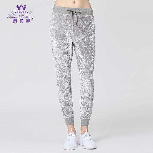 【清仓打包促】慕柏郦秋冬季显瘦高端瑜伽裤长裤女健身房跑步裤印花2110 商品图0