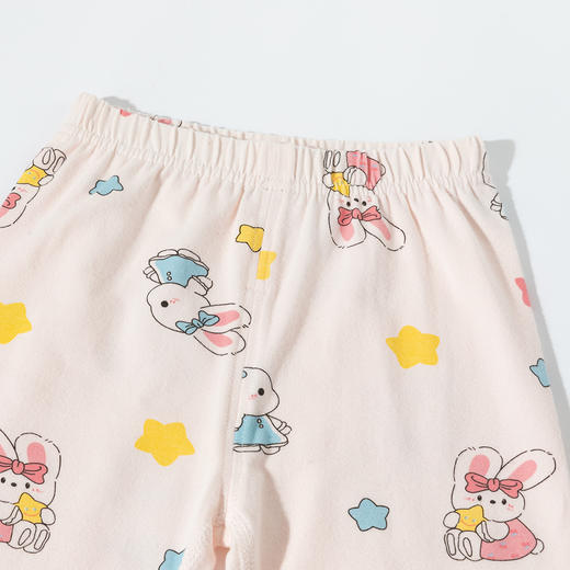 贝贝怡2025秋季新款女童套头家居服夏季棉弹舒适长袖秋衣秋裤空调服ZB3ET007 商品图13