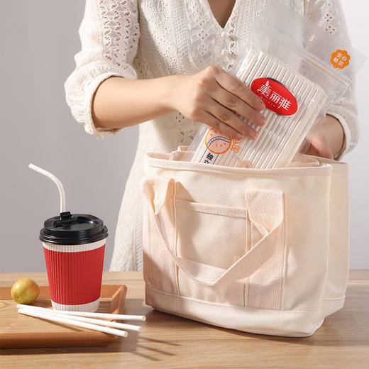 【批发】美丽雅加厚纸吸管独立包装 50支/袋 商品图4