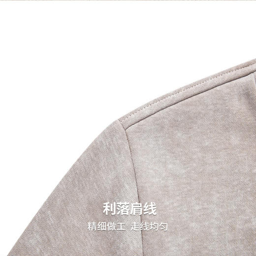 圣得西水墨印染假两件套头卫衣2025秋季新款百搭潮流polo领打底衫 商品图7