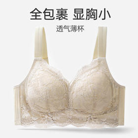 花栀清梦 文胸(VIP) 【透气薄杯大胸显小】全包容显瘦大码收副乳调整型文胸