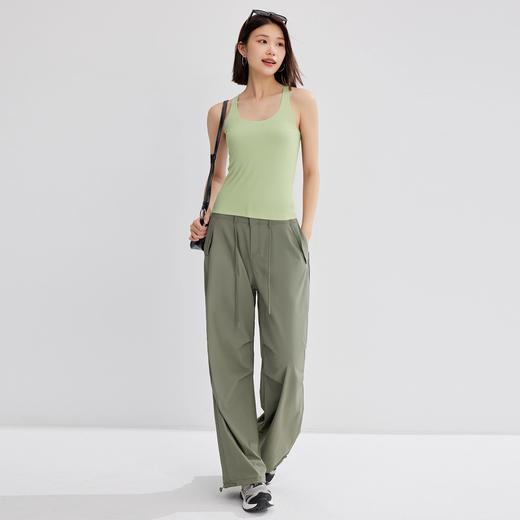 【限时秒】YOGACODE【火树银花系列】瑜伽服上衣女带胸垫假两件性感美背运动背心罩衫DWC115533 商品图4