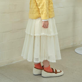 【辛巴娜娜】simbanana【大童】女童半身裙新款儿童洋气网纱裙子中大童女孩公主长款纱裙