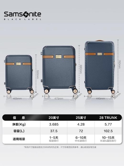 新秀丽 男行李箱20寸可登机箱 密码箱 拉杆箱大容量28寸旅行箱 HG6 商品图2