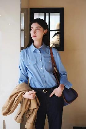 【高品质私服】【IC全棉府绸长袖衬衫】柔滑洁净，亲肤舒适，质朴雅韵，手感柔软舒适G1310-CC【无标出货 介意慎拍】