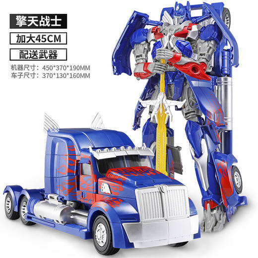 【变形金刚狂潮来袭🔥】合金版大黄蜂&擎天柱手办，车形机器人自由切换⚡男孩的武装玩具！ 商品图13