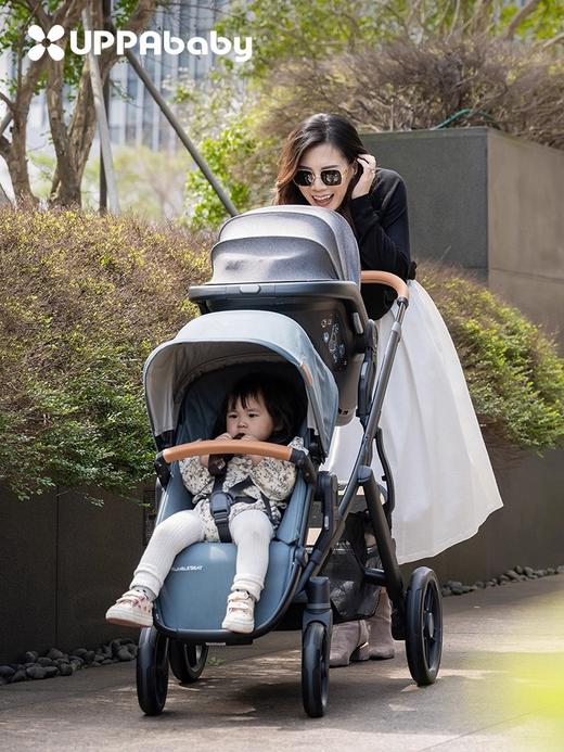 美国UPPAbaby Vista V3 双胞胎婴儿车（双座）高景观可坐躺折叠双向双人婴儿车0-4岁 商品图4