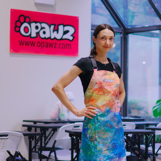 小爪印宠物美容时尚工袍 商品图4