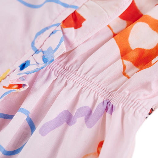 【辛巴娜娜】simbanana儿童连衣裙女童春装公主裙宝宝裙子翻领纯棉艺术童装 商品图2