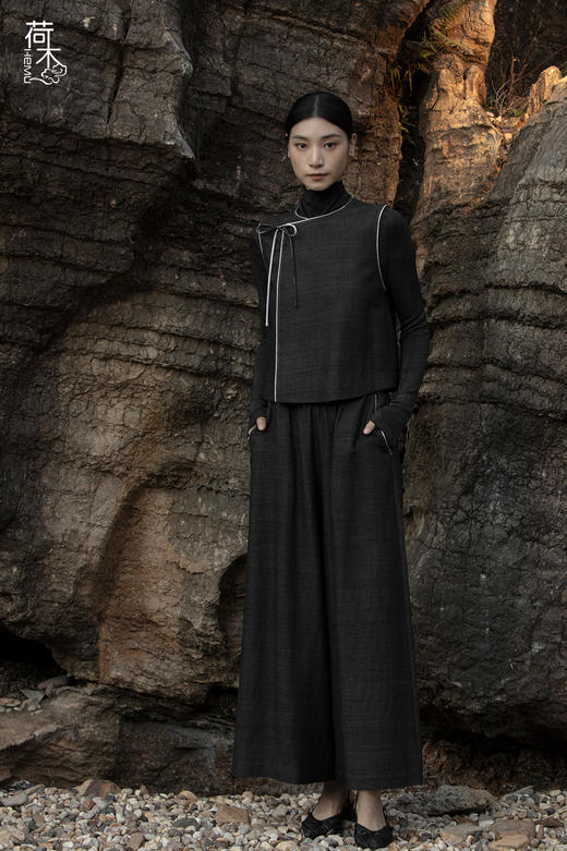 荷木HEMU丨织拙·阔腿裤 商品图2