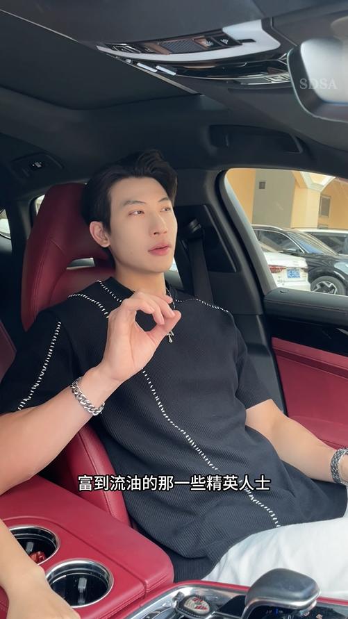 T4107夏季高级感新款男士潮牌撞色缝线华夫格圆领短袖T恤痞帅宽松上衣 商品图0