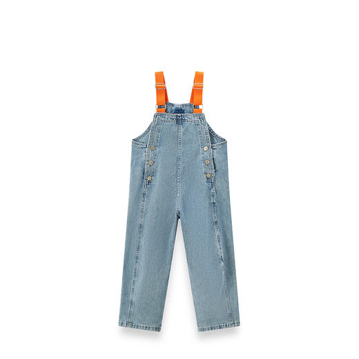 【辛巴娜娜】simbanana【大童】童装牛仔背带裤2025春秋表演服装韩版女童 商品图0