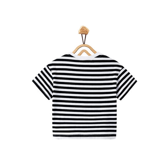 【辛巴娜娜】simbanana儿童短袖t恤夏季新款男童条纹半袖上衣 商品图1