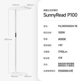 琪朗（KINGLONG）大路灯落地护眼台灯【国家补贴】立式护眼学习台灯ALED全光谱P100