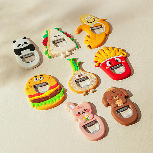 摩登主妇冰箱贴家用磁吸开瓶器起瓶器啤酒开瓶盖神器创意酒瓶起子 商品图4