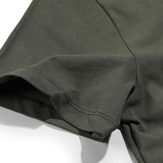 CicadaHood复古运动军事风圆领短袖T恤 商品图4