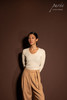 #1970「RIBBED BASICS - DEEP U」 55% SILK 45% CASHMERE 精纺丝羊绒罗纹打底-深圆领 商品缩略图2