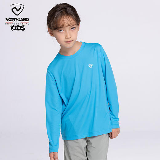 诺诗兰儿童长袖T恤 CO130306 | 高弹贴身、舒适不紧绷、简约休闲 商品图4