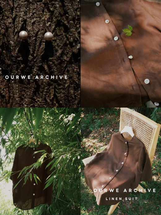 OURWE ARCHIVE两穿式亚麻套装 商品图3