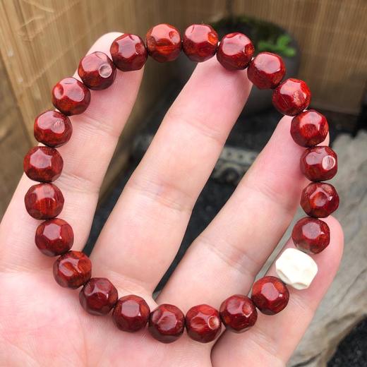 【青山特惠】8.8*9mm 数控精工纯手工雕刻无相珠 5星料 搭配猛犸 小叶紫檀手串t5 商品图5