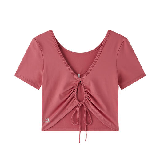 【清仓打包促】慕柏郦瑜伽服短袖裸感上衣1578 商品图5