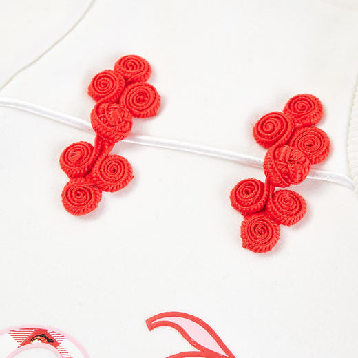 【辛巴娜娜】simbanana国风盘扣女童卫衣秋冬新款儿童保暖上衣中小童装 商品图3