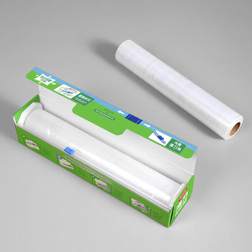【批发】美丽雅盒装带切割器滑刀保鲜膜食品保鲜膜 150m/盒 商品图4