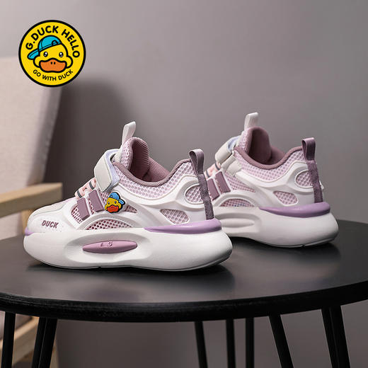 G.DUCK小黄鸭男童网鞋夏季单网面透气儿童运动鞋春秋新款软底女童休闲鞋QCSM003.25-36 商品图1