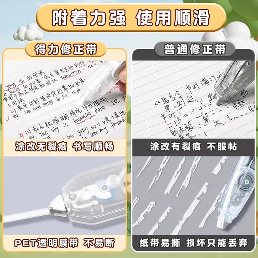 得力纽赛NS163修正带/颜色自选或随机发货 商品图1