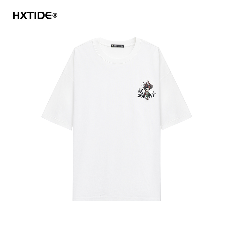 【新品上新】HX 夏季圆领短袖T恤宽松C102520132101/02