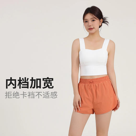 【限时秒】YOGACODE【火树银花系列】大码运动短裤女外穿防走光口袋抽绳瑜伽短裤DWH215431 商品图1