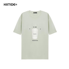 【断码清仓】HX 夏季圆领短袖T恤微宽松C102520144101/02