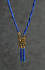 明代铁剪金经书扣老金珠青金石项链 商品缩略图2