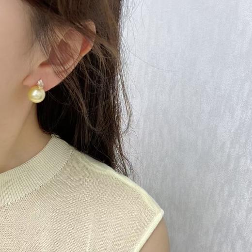 11-12mm金珠耳钉 商品图5