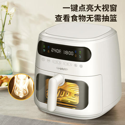 夏普电烤炉（空气炸锅）KF-AF-E80VK-W 商品图3