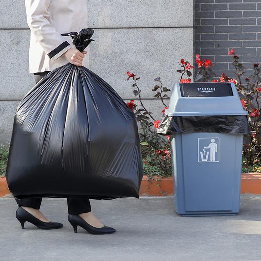 【批发】美丽雅 商用垃圾袋中号80*100cm*50只 商品图5